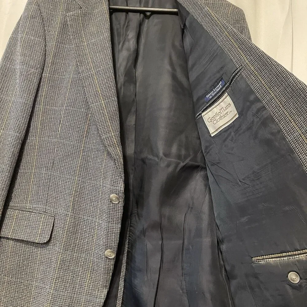 BURBERRY Loomed In Scotland SPORT COAT‎ BLAZER JACKET MENS Size Unknown